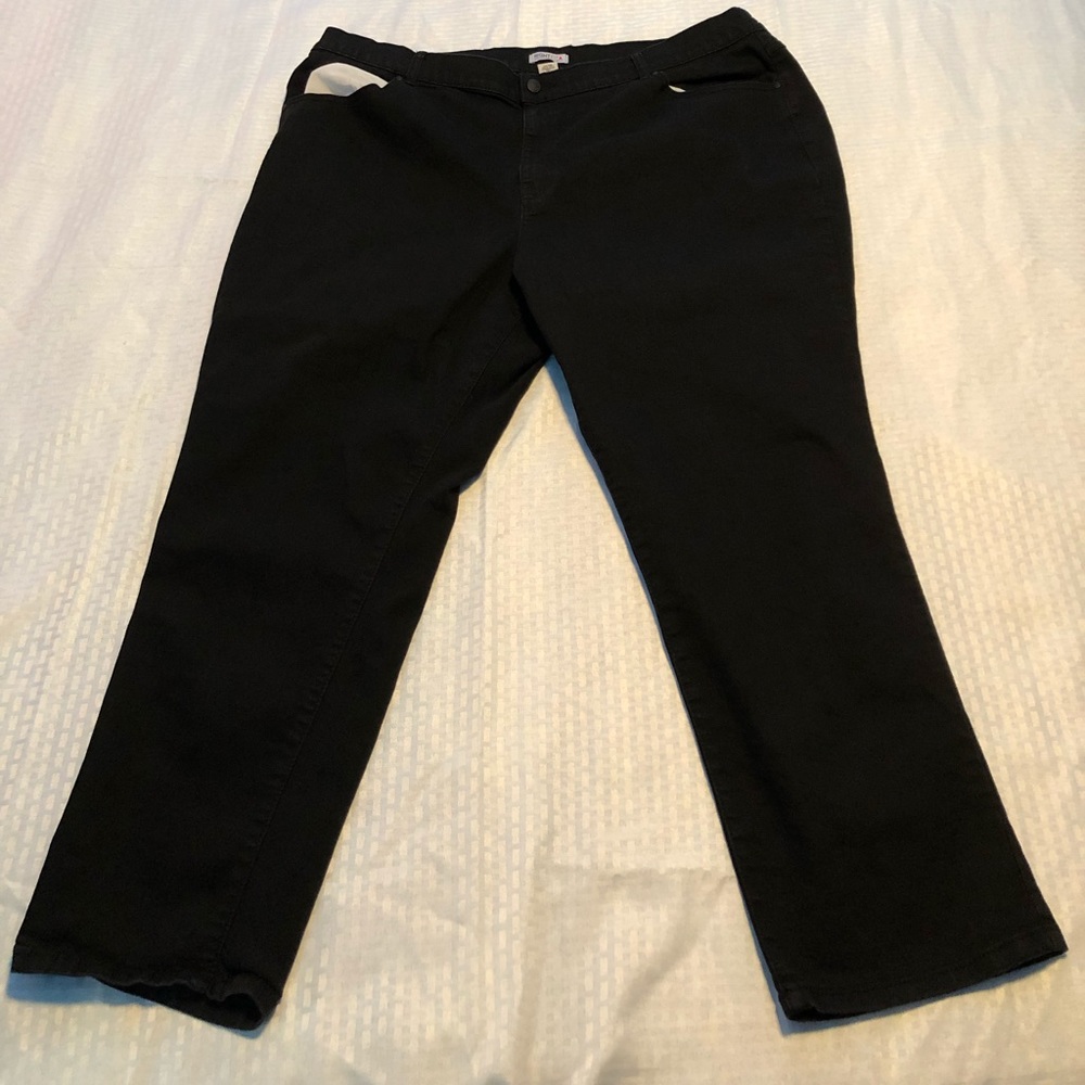 Catherine's Right Fit Moderately Curvy Black Jeans
